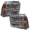 Oracle 05-07 Ford F-250/350 SMD HL - Chrome - ColorSHIFT w/o Controller - 7160-334