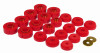 Prothane Ford F-150/250LD (Std/Extd/Crew) Body Mount - Red - 6-115
