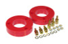 Prothane 09+ Ford F150 Front Coil Spring 2in Lift Spacer - Red - 6-1713