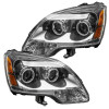 Oracle Lighting 08-12 GMC Acadia Non-HID Pre-Assembled LED Halo Headlights -Red - 7732-003