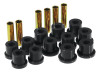 Prothane 81-87 GM Rear Spring & Shackle Bushings (w/ 1 3/8in Bushings) - Black - 7-1002-BL
