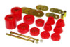 Prothane 67-72 GM Body Mount 12 Bushing Kit - Red - 7-103