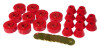 Prothane 78-80 Chevy K10 Blazer Body Mount Kit - Red - 7-107