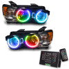 Oracle 12-15 Chevrolet Sonic Pre-Assembled SMD Headlights - ColorSHIFT w/ 2.0 Cntrl - 8104-333