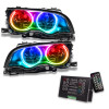 Oracle 99-01 BMW 3 Series Coupe HL - (Halogen) - ColorSHIFT w/ 2.0 Controller - 8113-333