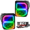 Oracle 11-16 Ford F250/350 LED HL - Black - ColorSHIFT w/ BC1 Controller - 8159-335