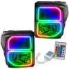 Oracle 11-16 Ford F250/350 LED HL - Black - ColorSHIFT w/ Simple Controller - 8159-504