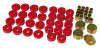 Prothane 65-67 GM Convertible Body Mount Kit - Red - 7-122