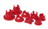 Prothane 10 Chevy Camaro Rear Subframe Bushing Insert Kit - Red - 7-146