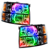 Oracle 07-13 Chevrolet Silverado SMD HL - Black - Square Style - ColorSHIFT - 8189-330