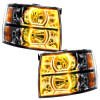 Oracle 07-13 Chevrolet Silverado SMD HL - Black - Square - ColorSHIFT w/ BC1 Controller - 8189-335