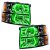 Oracle 07-13 Chevrolet Silverado SMD HL - Black - Square - ColorSHIFT w/ BC1 Controller - 8189-335