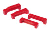 Prothane 88-98 Chevy Truck Big Block Radiator Insolators - Red - 7-1714