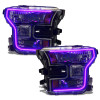 Oracle 15-17 Ford F-150 Dynamic RGB+A Pre-Assembled Headlights Halogen - Blk Edition - - 8201-332