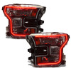 Oracle 15-17 Ford F-150 Dynamic RGB+A Pre-Assembled Headlights Halogen - Blk Edition - - 8201-332