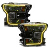 Oracle 15-17 Ford F-150 Dynamic RGB+A Pre-Assembled Headlights Halogen - Blk Edition - - 8201-332