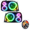Oracle 01-04 Nissan Frontier SMD HL - Triple Halo - ColorSHIFT - 8905-330