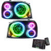 Oracle 01-04 Nissan Frontier SMD HL - Triple Halo - ColorSHIFT w/ 2.0 Controller - 8905-333