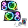 Oracle 01-04 Nissan Frontier SMD HL - Triple Halo - ColorSHIFT w/ Simple Controller - 8905-504