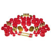 Prothane 07-14 Chevy Silverado 4wd Total Kit - Red - 7-2047