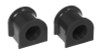 Prothane 92-97 Honda Civic/Del Sol Front Sway Bar Bushings - 22mm - Black - 8-1109-BL
