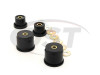 Prothane Honda S2000 Rear Diff Bushings - Black - 8-1603-BL