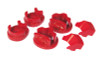 Prothane 99+-0 Honda Civic 3 Mount Kit - Red - 8-1906