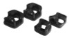 Prothane 94-97 Honda Accord Motor Mount Inserts - Black - 8-1907-BL