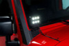 Putco 07-18 Jeep Wrangler JK - Qty 2 Luminix 4in Blocks w/ Window brackets Luminix Jeep LED Kits - 10004JK