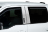 Putco 2021 Ford F-150 - Super Crew / Super Cab / Reg Cab Element Chrome Window Visors (Front Only) - 480026