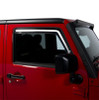 Putco 07-18 Jeep Wrangler JK - Front Only Element Tinted Window Visors - 580228