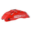 StopTech Corvette Rear Big Brake Kit - Red ST-60 Calipers / Slotted Rotors / Pads / SS Lines