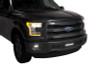 Putco 15-17 Ford F-150 - SS Black Bar Design w/10in Luminix Light Bar Bumper Grille Inserts - 87160L