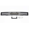 Putco 15-17 Ford F-150 - SS Black Punch Design w/ 10in Luminix Light bar Bumper Grille Inserts - 88160L