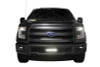 Putco 15-17 Ford F-150 - SS Black Punch Design w/ 10in Luminix Light bar Bumper Grille Inserts - 88160L