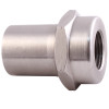 QA1 Tube Adapter - 3/4in OD - Hex - Left Hand - 3/8-24 Thread .058 Wall - Alloy - 1845-101