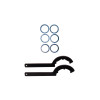 QA1 Carrera Spanner Wrench & Thrust Bearing Kit - 2 Pack - 7888-111