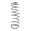 QA1 3-4/5in ID Tapered High Travel Pigtail Spring - 9in Length x 650lbs/in - Silver Powder Coated - 9HTSP650