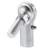 QA1 C Series 2-Pc Rod End - Female/Left Hand - .375in Bore x 3/8-24 w/Stud & Zerk - Carbon Steel - CFL6SZ Photo - Primary