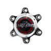 Race Star 93 Truck Star Chrome Plastic Cap w/ Medallion & Screws - 619-6000-1
