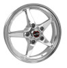 Race Star 92 Drag Star 17x4.50 5x135bc 1.75bs Direct Drill Polished Wheel - 92-745532DP