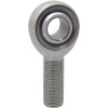 QA1 K Series 3-Pc Rod End - Male/Left Hand - .875in Bore x 7/8-14 - Carbon Steel - KML14