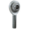 QA1 PCY Series 2-Pc Rod End - Male/Left Hand - .5in Bore x 5/8-18 - Hi-Misalign - Steel w/PTFE - PCYML8-10T