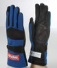 RaceQuip Blue 2-Layer SFI-5 Glove - Small - 355022