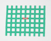 RaceQuip Green Ribbon Window Net - 721075