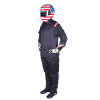 RaceQuip Black Chevron-5 Jacket SFI-5 - Small - 91619029