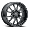 Method Raised MR802 20x9 / 8x6.5 BP / -12mm Offset / 121.3mm Bore - Double Black Milled Wheel - MR80229080512N