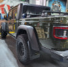 Rally Armor 19-24 Jeep JT Gladiator (Mojave/Rubicon) Black Mud Flap w/Grey Logo - MF104-BLK-GRY