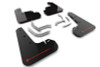 Rally Armor 24-25 Subaru Impreza Black UR Mud Flap w/ Red Logo - MF105-UR-BLK-RD