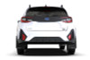 Rally Armor 24-25 Subaru Crosstrek Black UR Mud Flap White Logo - MF106-UR-BLK-WH